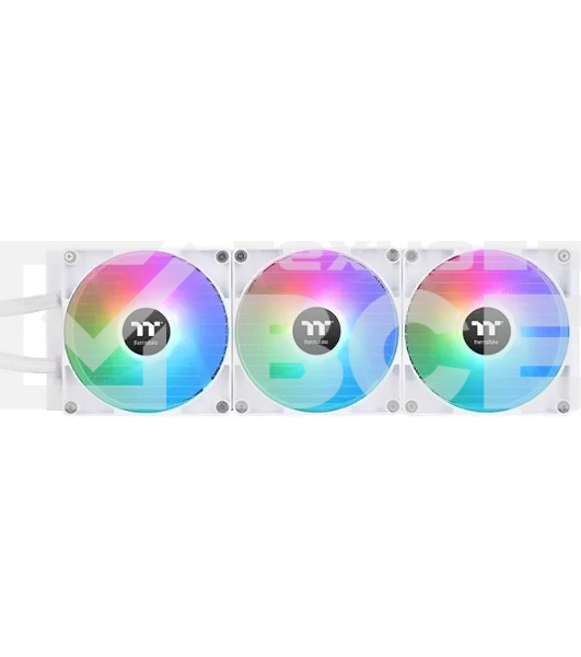 Система водяного охлаждения Thermaltake TH420 V2 Ultra Snow Edition ARGb Soc-AM5/AM4/1151/1200/1700 белый 4-pin 34.7dB Al+Cu LCD Ret (CL-W407-PL14SW-A)