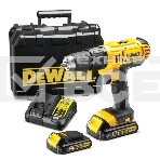 Дрель-шуруповерт DeWalt DCD778S2T-QW, Аккумуляторная, 18В, 2 АКБ, Ударная, Кейс, фото3