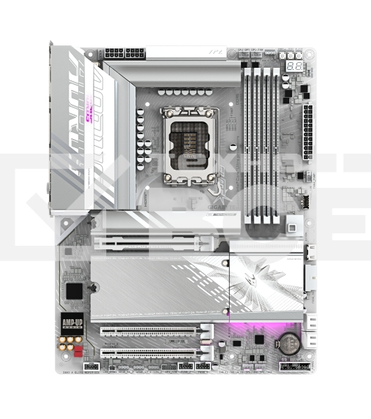 Материнская плата Gigabyte Z890 AORUS ELITE WIFI7 ICE, LGA 1851, Intel Z890, 4xDDR5, 4xSATA, 4xM.2, 1xPCIe 5.0 x16, 2xPCIe 4.0 x4, 1xDP, 1xUSB-C (DP), 1x 2.5Gb LAN, 4xUSB-A 2.0, 3xUSB-A 3.2 Gen 1, 2xUSB-A 3.2 Gen 2, 1xUSB-C 3.2 Gen 2 (Thunderbolt 4), 2x3.