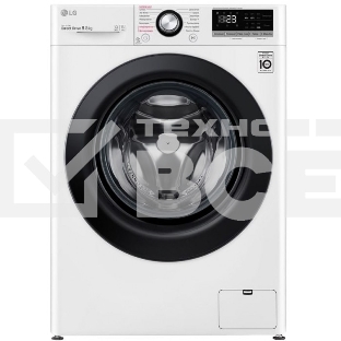 Стиральная машина LG F2V3PS6W белый, загрузка фронтальная 8.5 кг, 1200 об/мин., класс: A