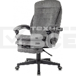 Кресло руководителя Бюрократ T-9950MSG-F Fabric серый Light-19, крестов. пластик, подст. для ног, фото22