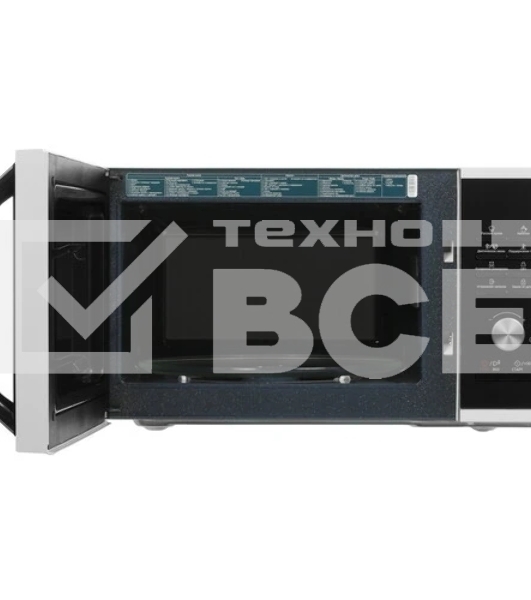 Микроволновая печь Samsung MS23F301TQW/BW белый, 23 л, 800 Вт, переключатели - кнопки/поворотный механизм