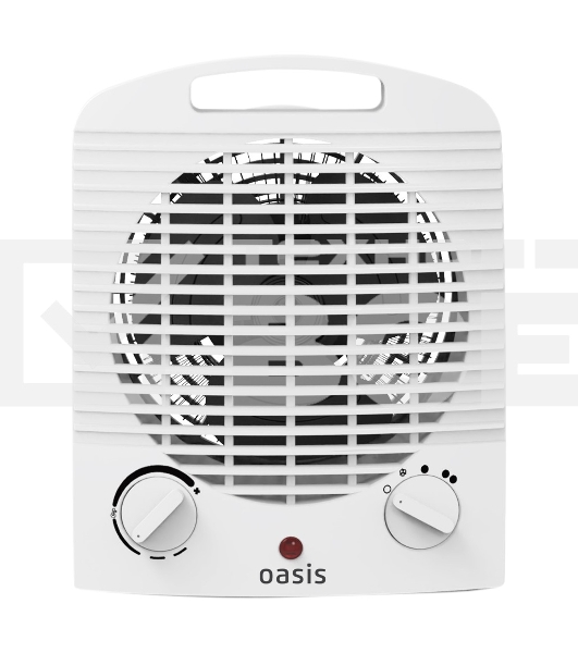 Тепловентилятор Oasis SK-20R белый, 2000 Вт, 20 м2