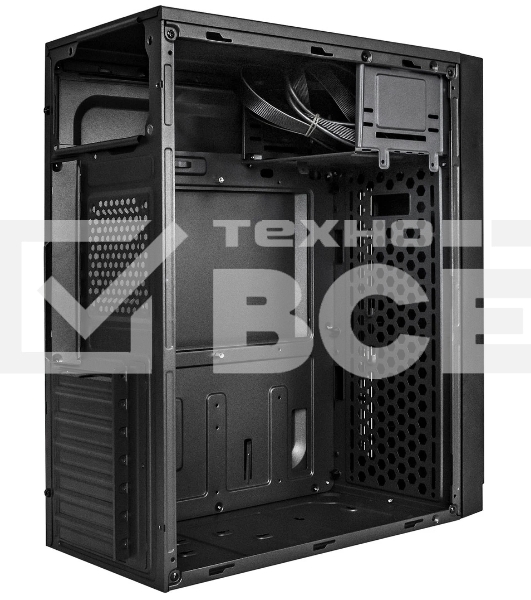Компьютерный корпус Miditower ExeGate AA-442U2-UNS500 (ATX, БП UNS500 с вент. 12см, 1хUSB+2хUSB 3.0, аудио, черный)