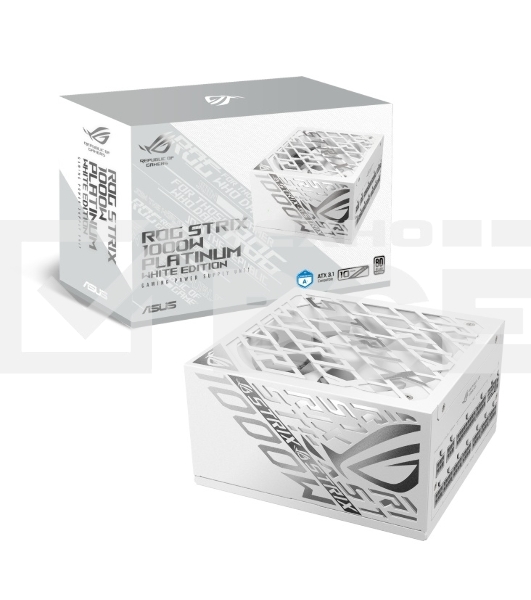 Блок питания ПК ASUS ROG-STRIX-1000P-GAMING-WHITE белый