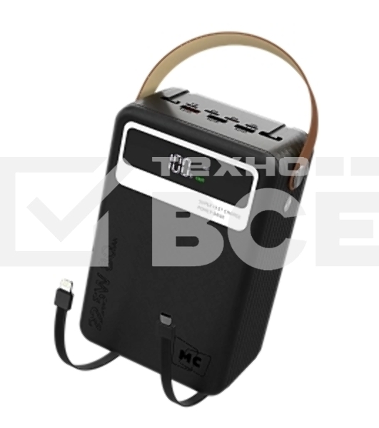 Портативный аккумулятор MORE CHOICE (4620202552921) PB69-80 80000mAh 3USB+2Type-C+1USB-IP+1micro-USB 3.0A, черный