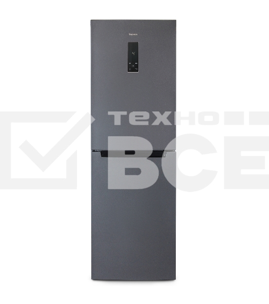 Холодильник Бирюса Б-W940NF графит двухкамерный 210/130л морозилка снизу, No Frost