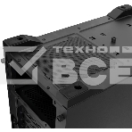 Компьютерный корпус HSPD M521, Mesh Mid Tower, черный, slide TG, 0.45 SPCC, 4x120мм ARGb ATX, mATX, mITX 160/330/184мм 2x2.5