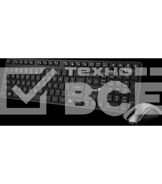 Комплект клавиатура+мышь Genius KM-8216S беспроводной, Bluetooth, 1000 DPI, чёрный