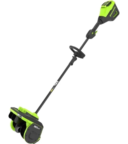 Снегоуборщик аккумуляторный Greenworks GD60SS2 60V, 30 см, с регулируемым направлением выброса, бесщеточный, c 1хАКБ 5Ач и ЗУ 2603207UG