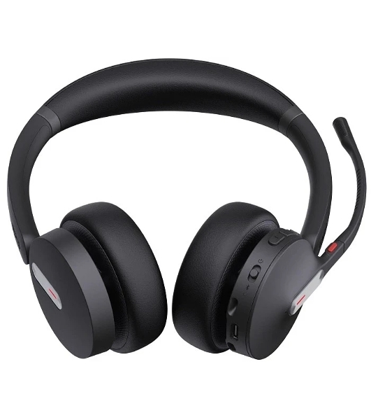 Гарнитура Yealink BH70 Dual UC чёрный, беспроводная + проводная, Bluetooth, до 43 ч