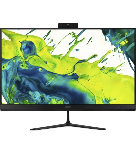 Моноблок Acer Aspire C27B-GMTL 27' Full HD Core Ultra 5 115U (1.5) 16Gb SSD512Gb HDG Eshell GbitEth WiFi BT клавиатура мышь Cam черный 1920x1080