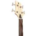 Бас-гитара STAGG SBF-40 FL NAT 4-х струнная форма Fusion, безладовая, корпус массив ясеня, гриф твердый клен, накладка грифа палисандр, мензура 867 мм, колки литые, звукосниматели 1xJB, 1xMM, регуляторы 2x громкости, 1x тона, цвет натуральный, фото4