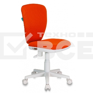 Кресло детское Бюрократ KD-W10/26-29-1 оранжевый 26-29-1 (пластик белый)