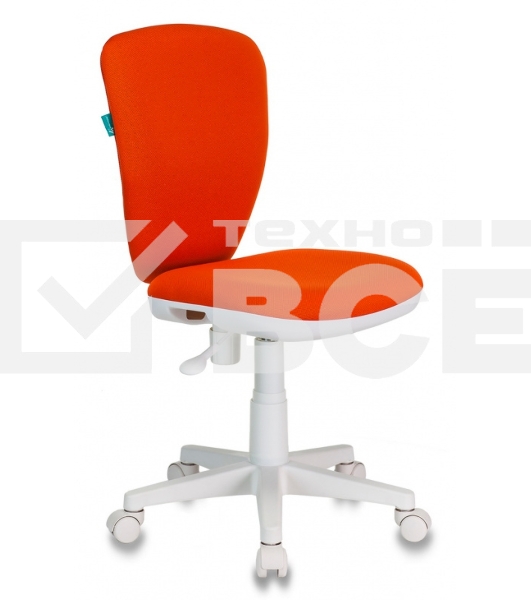 Кресло детское Бюрократ KD-W10/26-29-1 оранжевый 26-29-1 (пластик белый)