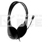 Гарнитура CBR CHP 353M Black, проводная стерео, микрофон с шумоподавл., USB, регул. оголовья, длина кабеля 2,2 м, цвет чёрный, фото 1