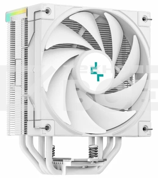 Кулер для процессора DEEPCOOL AG400 DIGITAL WH белый, 120 мм, алюминий/медь, 2100 об/мин, 31.6 дБ, 4 pin, 220 Вт, 152.7 мм
