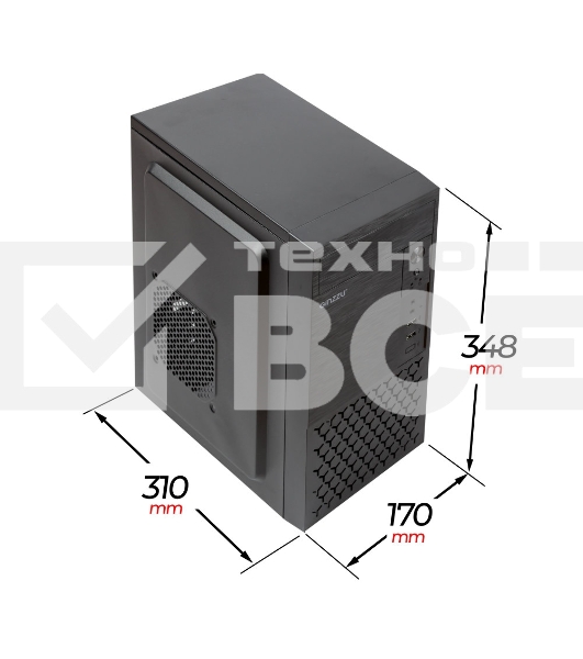 Компьютерный корпус Ginzzu B410 mATX