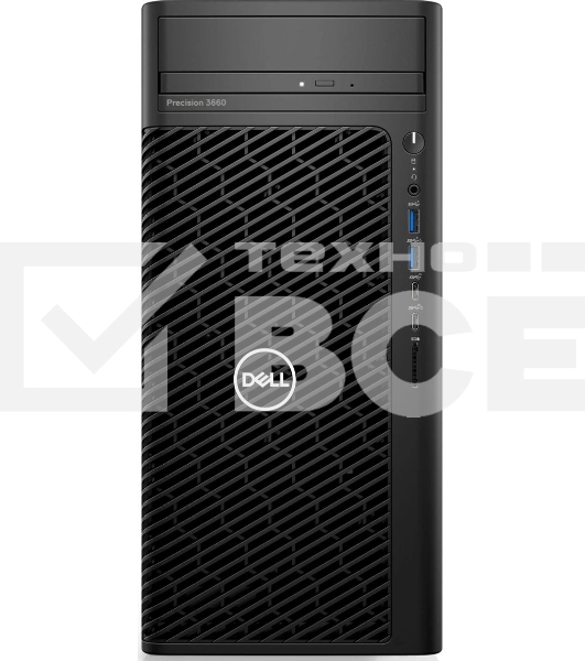 Компьютер Dell Precision 3660 MT i7 13700 (2.1) 32Gb 1Tb 7.2k SSD512Gb HDG CR Windows 11 Pro GbitEth 500W мышь клавиатура черный (3660-7351)