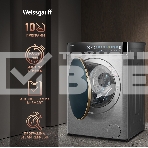Стирально-сушильная машина Weissgauff WMD 58411 Direct Drive Inverter Premium Steam Steel (433418) нержавеющая сталь, фронтальная загрузка 11 кг, 1400 об/мин, класс: В, фото5