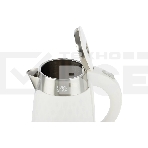 Чайник электрический HOMESTAR HS-1021, 1500Вт 1,7л, нержавейка+пластик, белый, двойной корпус, фото4