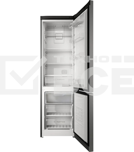 Холодильник Indesit ITS 5200 NG темно-серый двухкамерный 247/78л морозилка снизу, No Frost