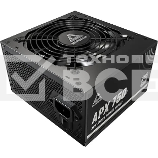 Блок питания Montech APX 750 (XWYA11-750W) 750 Вт, 80 PLUS WHITE, 120 мм, немодульный, чёрный