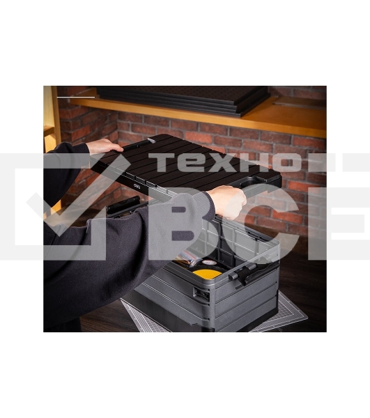 Ящик для инструментов складной Deli DL884135 480 х 300 х 240 мм, 35 литров