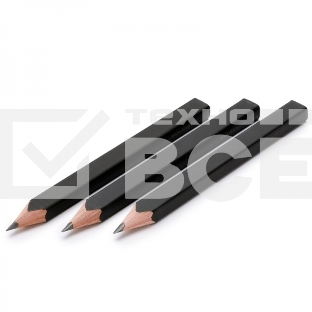 Набор карандашей чернографитных Moleskine Drawing EW2PG001A HB/2B блистер 3 карандаша