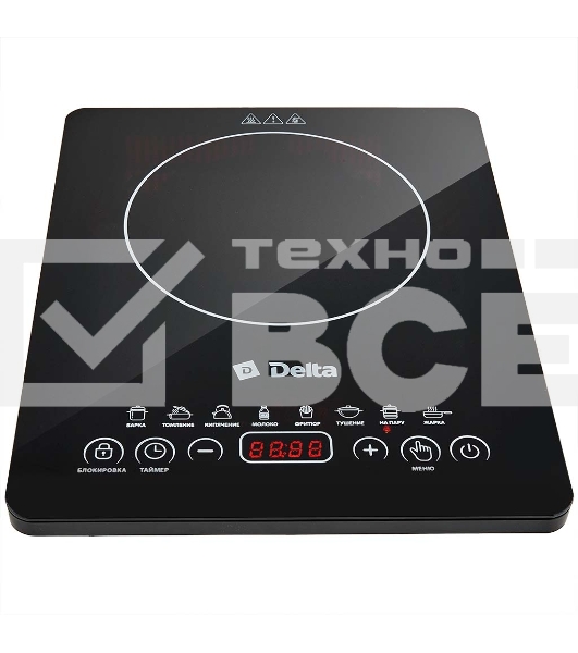 Плита настольная индукционная DELTA D-302N черный
