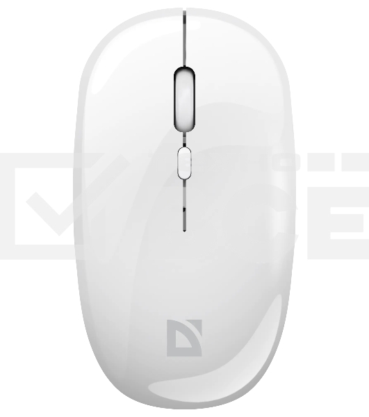 Мышь беспроводная Defender Calessa MB-252 белый, 3200 dpi, радиоканал, Bluetooth, USB, кнопки - 4