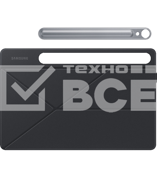 Чехол Samsung для Samsung Galaxy Tab S9 Smart Book Cover полиуретан черный (EF-BX710PBEGRU)
