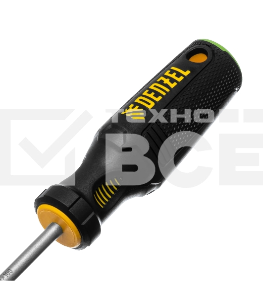 Отвертка Denzel PZ2x100 мм, S2, 3к рукоятка