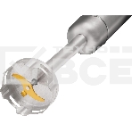 Погружной блендер KORTING KHB 0313 W, беспроводной, мощность 150 Вт, кнопочное управление, 3 насадки (блендер, измельчитель, миксер), 5 скоростей, объем чаши 500 мл, защита двигателя от перегрева/перегрузки, цвет белый, фото2