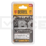 Насадка для МФИ Denzel режущая пазовая прямая, HCS, по дереву, 20 х 1,4 мм, мелкий зуб, фото5