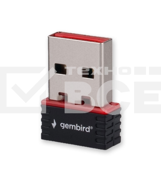 Сетевой микро адаптер WiFi Gembird 150 Мбит, USB, 802.11b/g/n