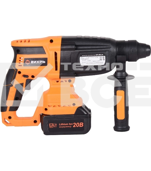 Перфоратор аккумуляторный АП-20Li/4 (в комплекте 2 АКБ и ЗУ) в кейсе Вихрь