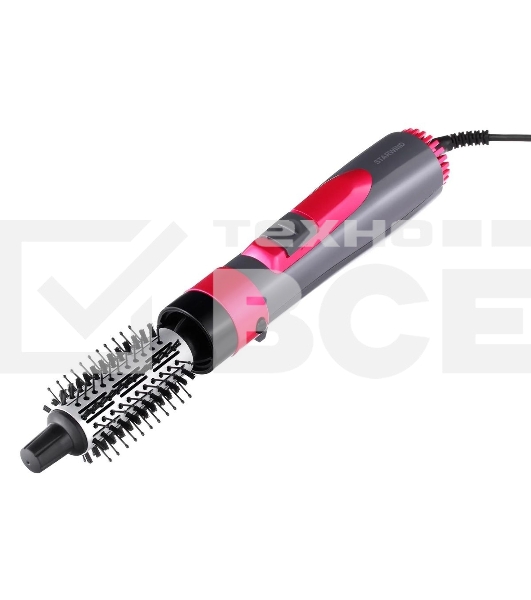 Фен-щетка Starwind SHP8501 1000Вт серый/розовый