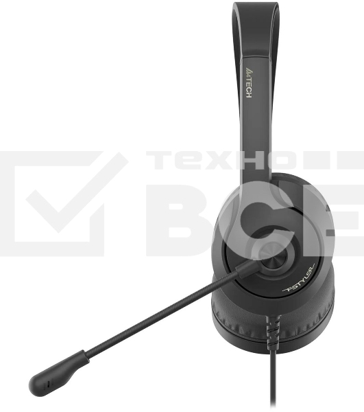 Гарнитура A4Tech FStyler FH100U чёрный, проводная, USB