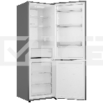 Холодильник Candy CFN6185S серебро двухкамерный 207/91 л морозилка снизу, No Frost, фото3