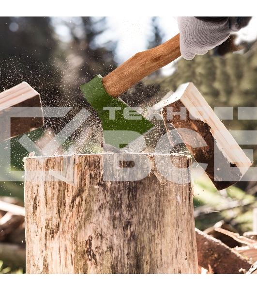 Топор кованный Сибртех, в сборе, 800/1050 г, деревянное топорище, 400 мм, Б2