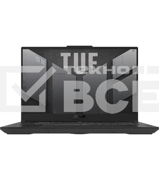 Ноутбук ASUS TUF Gaming A17 FA707NUQ-HX040/17.3'/IPS/AMD Ryzen 7 170/16Gb/1024Gb SSD/NVIDIA GeForce RTX 4050 6GB/Windows 11 Pro/серый/2.6kg