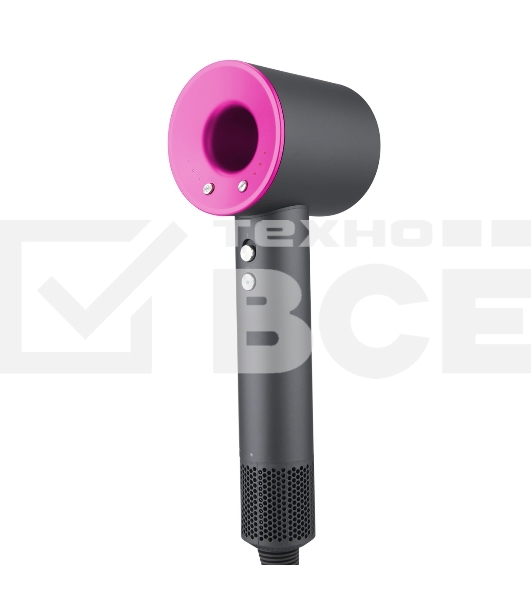 Фен Blackton Bt HD1818M серый/розовый, 1800 Вт, ионизация