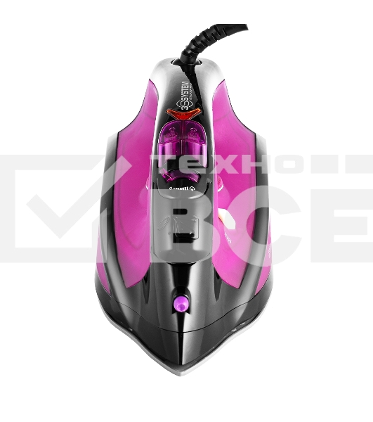 Утюг Centek CT-2355 фиолетовый, 2500 Вт, 45 г/мин, 160 г/мин, 270 мл