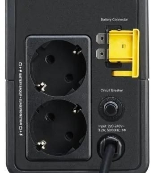 Источник бесперебойного питания APC BVX700LI-GR / 700 (ВА) / 360 (Вт) / Розетка с батарейной поддержкой: CEE 7 EURO х 2