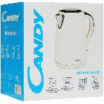 Электрочайник Candy CK-202 бежевый, 1.7 л, 2200 Вт, скрытый нагревательный элемент, фото9