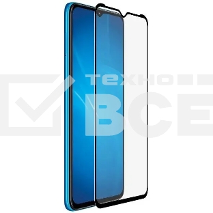 Защитное стекло для экрана DF itColor-08 черный для Itel A49 2.5D 1шт. черный
