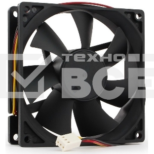 Вентилятор для корпуса ACD ACD-F0925BM3-A черный, 92 мм, 2500 об/мин, 26 дБ, 3 pin