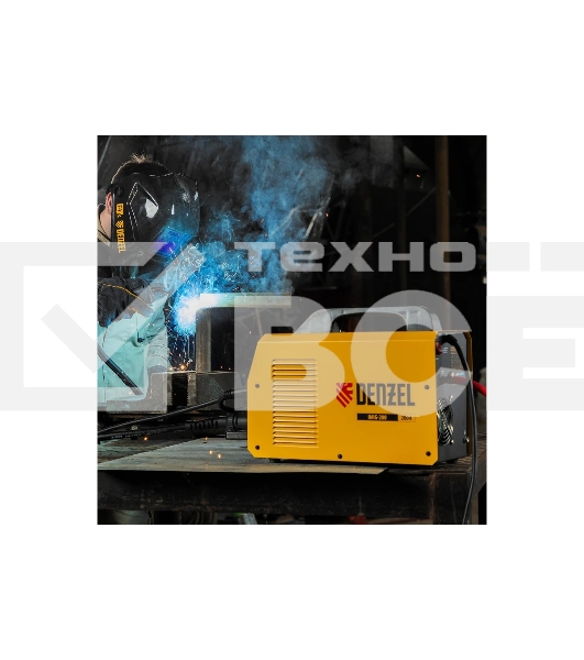 Аппарат инвертор. полуавтомат. cварки IMIG-200, 200 А, ПВ 60%, катушка 5 кг Denzel