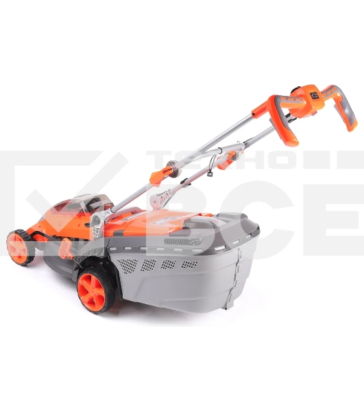 Газонокосилка аккумуляторная PATRIOT CM4010XL, 40B платформа LCT, 37см, бесщеточный дв.,травосб. 40л, одна АКБ(4,0А*ч) и ЗУ